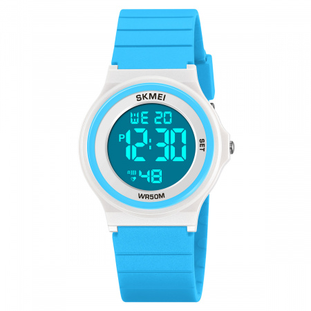 Часы наручные Skmei детские электронные спортивные 2303light-blue