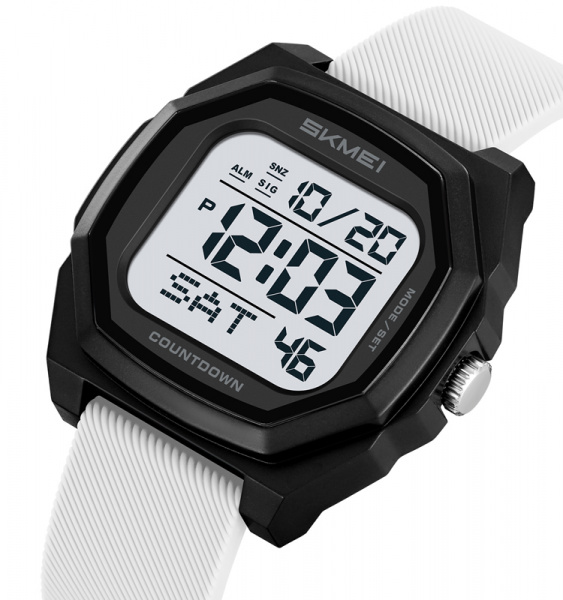 Часы наручные Skmei мужские электронные спортивные 2495white