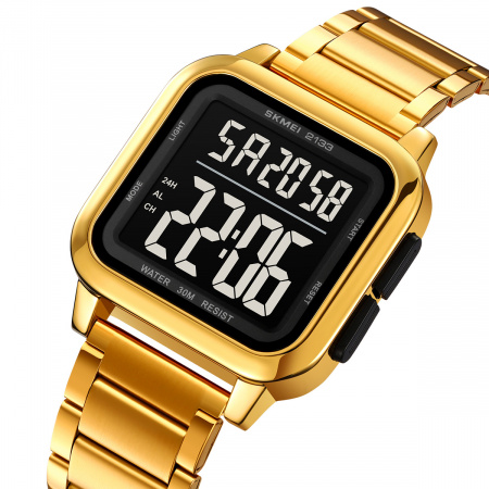 Часы наручные Skmei мужские электронные 2133gold