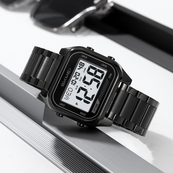 Часы наручные Skmei мужские электронные спортивные 2478black-white