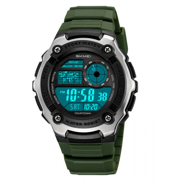 Часы наручные Skmei мужские электронные спортивные 2517green