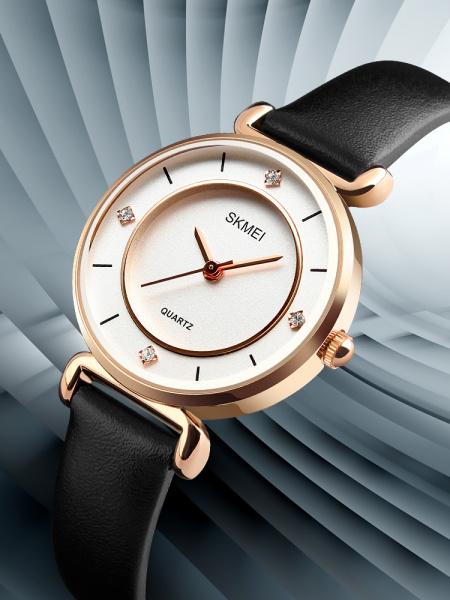 Часы наручные Skmei женские кварцевые 1330rose-gold