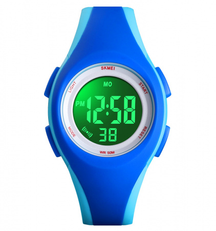 Часы наручные Skmei детские электронные спортивные 1459light-blue