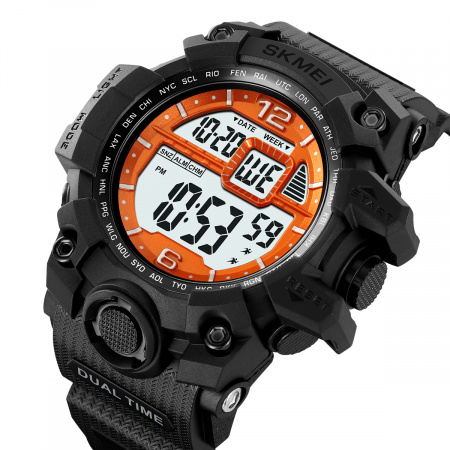 Часы наручные Skmei мужские электронные спортивные 2245black-orange