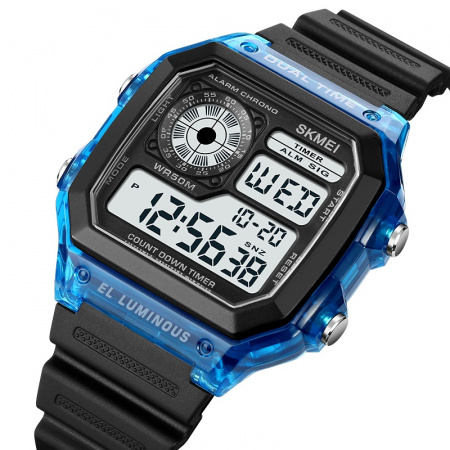 Часы наручные Skmei мужские электронные спортивные 1998blue