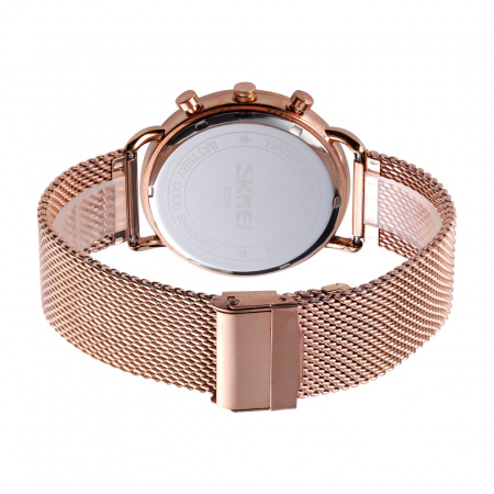 Часы наручные Skmei мужские кварцевые 9206rose-gold