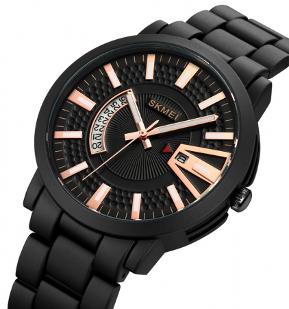Часы наручные Skmei мужские кварцевые 1985rose-gold
