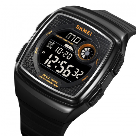 Часы наручные Skmei мужские электронные 2208black-gold