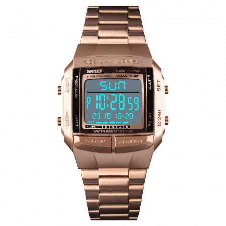Часы наручные Skmei мужские электронные 1381rose-gold