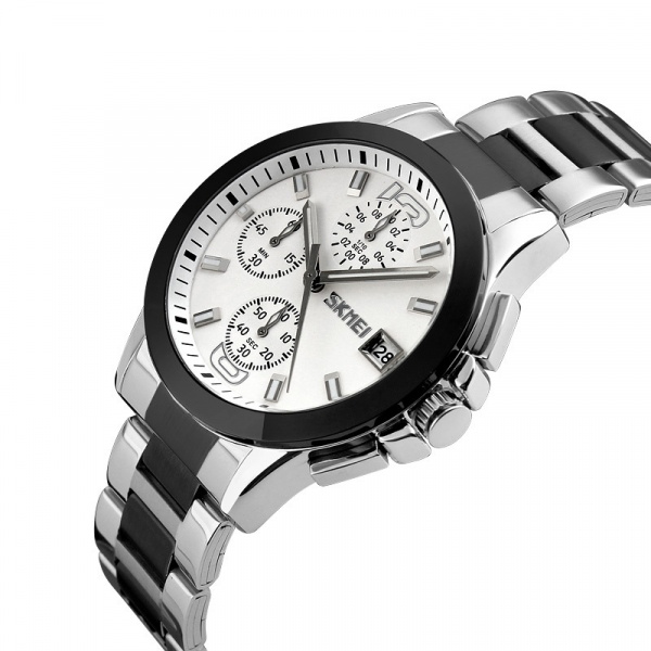 Часы наручные Skmei мужские кварцевые 9126white