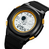 Часы наручные Skmei мужские электронные спортивные 2024black-gold