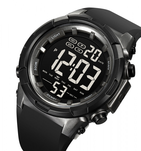 Часы наручные Skmei мужские электронные спортивные 1845titanium