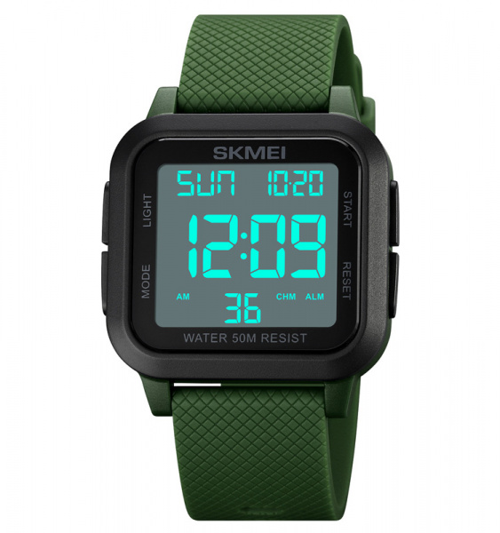 Часы наручные Skmei мужские электронные спортивные 1894green-white