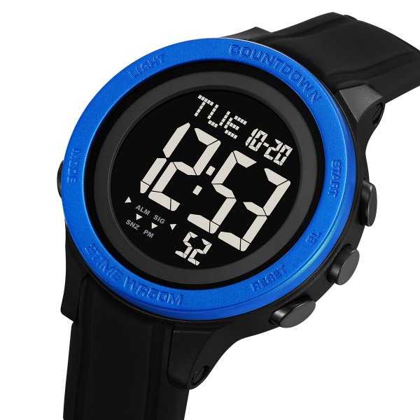 Часы наручные Skmei мужские электронные спортивные 2458black-blue
