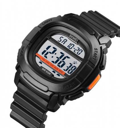 Часы наручные Skmei мужские электронные спортивные 1657black-white