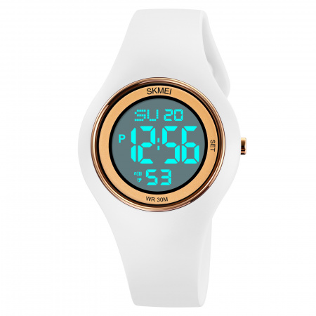 Часы наручные Skmei женские электронные спортивные 2026white