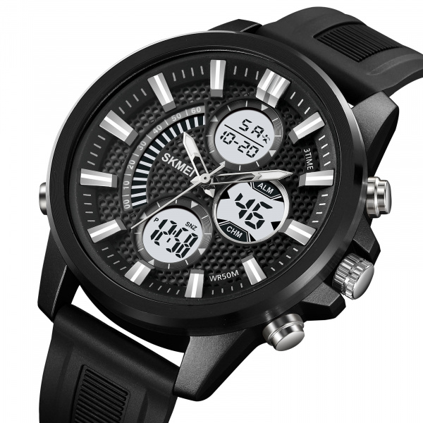 Часы наручные Skmei мужские электронные спортивные 2235black-white