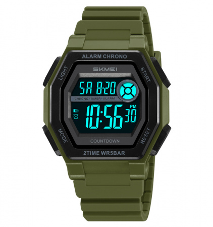 Часы наручные Skmei мужские электронные спортивные 2552green