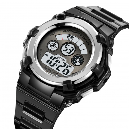 Часы наручные Skmei женские электронные спортивные 2156silver-black