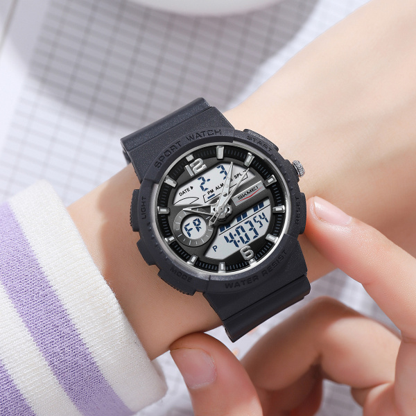 Часы наручные Skmei женские электронные спортивные 2477black-white