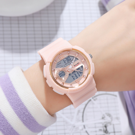 Часы наручные Skmei женские электронные спортивные 2477pink