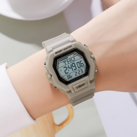 Часы наручные Skmei женские электронные спортивные  2573coffee