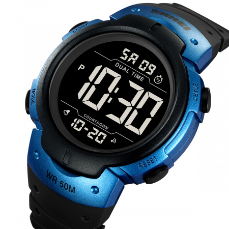 Часы наручные Skmei мужские электронные спортивные 2304black-blue