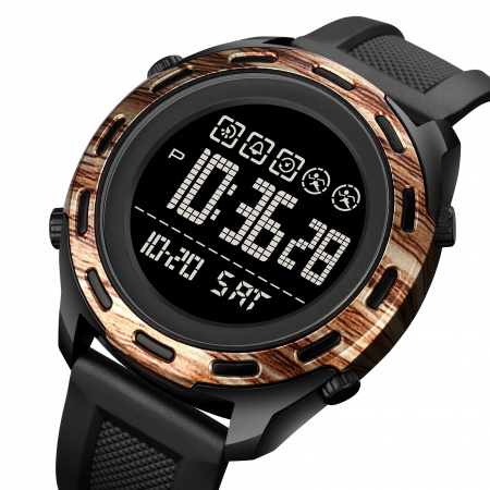 Часы наручные Skmei мужские электронные спортивные 1872rose-gold-black