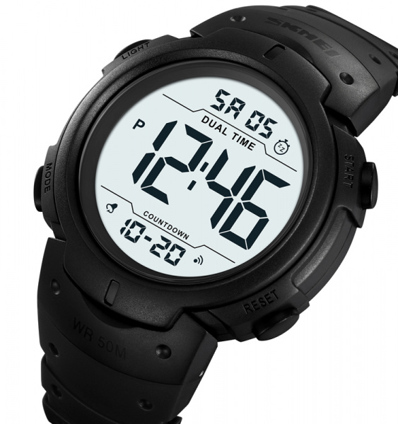 Часы наручные Skmei мужские электронные спортивные 2304black-white