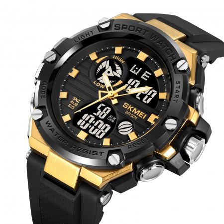 Часы наручные Skmei мужские электронные спортивные 2119black-gold