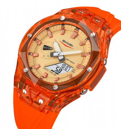 Часы наручные Skmei мужские электронные спортивные 2411orange
