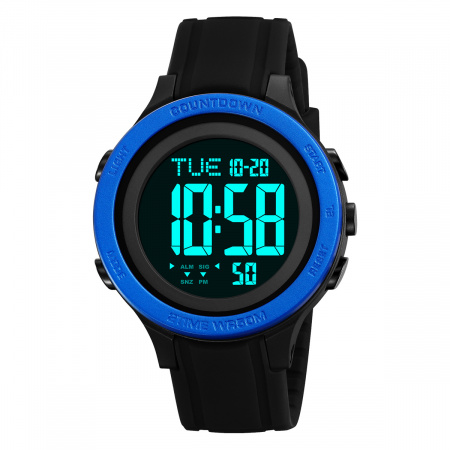 Часы наручные Skmei мужские электронные спортивные 2458black-blue