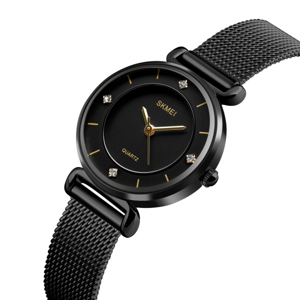 Часы наручные Skmei женские кварцевые 1330black-steel