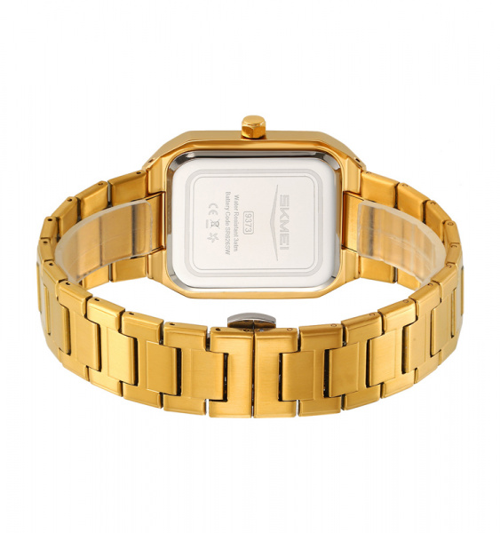 Часы наручные Skmei мужские кварцевые 9373gold-blue