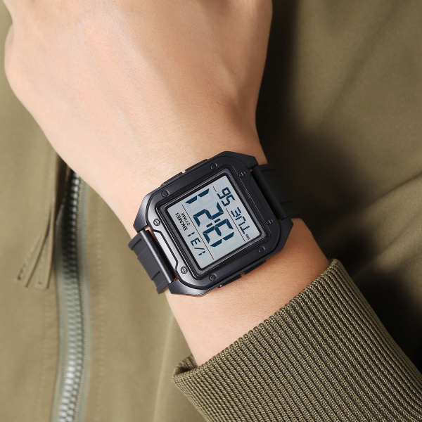 Часы наручные Skmei мужские электронные 2128black-white