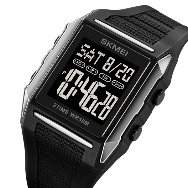 Часы наручные Skmei мужские электронные спортивные 2257silver-black