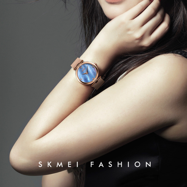 Часы наручные Skmei женские кварцевые 9177blue