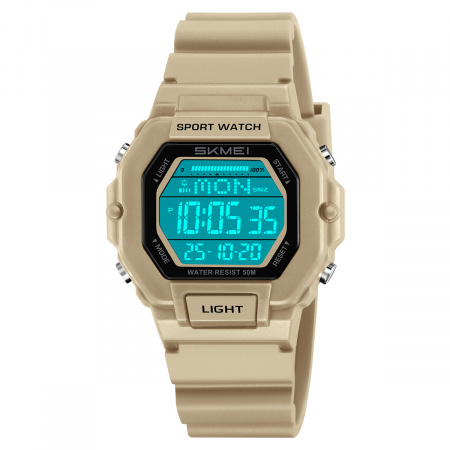 Часы наручные Skmei женские электронные спортивные  2573coffee