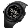 Часы наручные Skmei мужские электронные спортивные с компасом 2166black-black