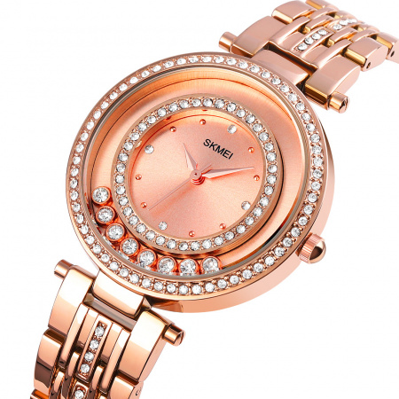 Часы наручные Skmei женские кварцевые 1740rose-gold