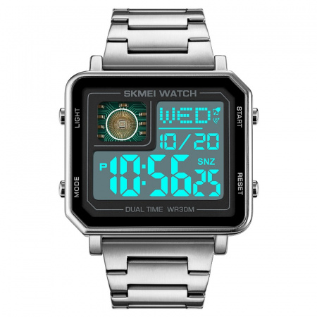 Часы наручные Skmei мужские электронные 2033silver