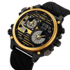 Часы наручные Skmei мужские электронные спортивные 2202black-gold