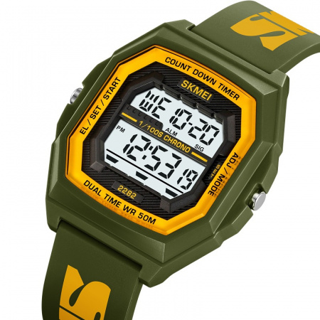 Часы наручные Skmei мужские электронные 2282green