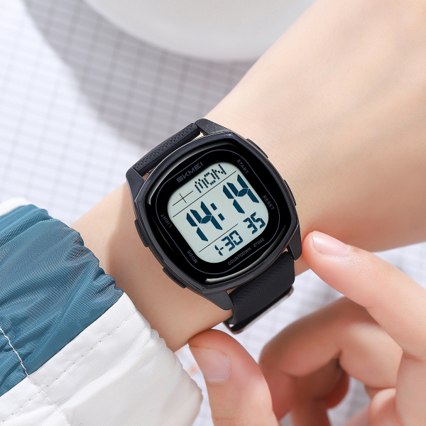 Часы наручные Skmei мужские электронные спортивные 2541black-white