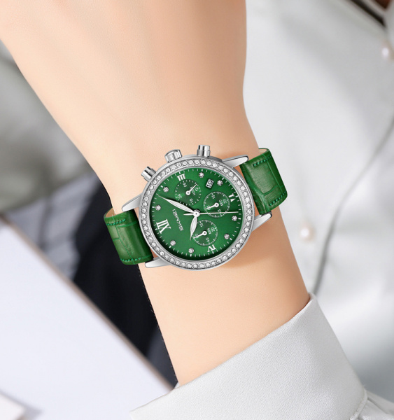 Часы наручные Skmei женские кварцевые 9384green