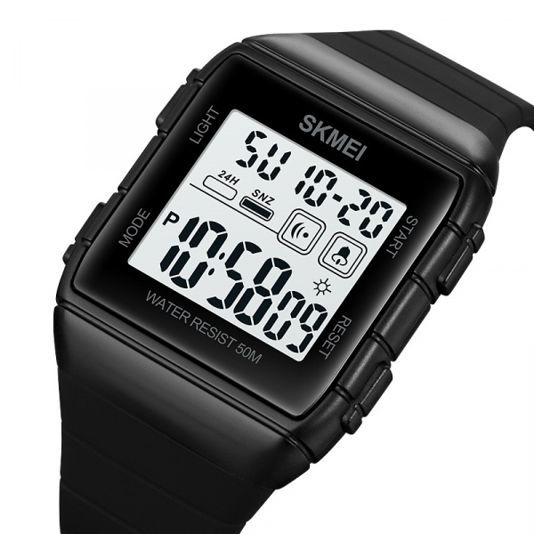 Часы наручные Skmei мужские электронные спортивные 1960black-white