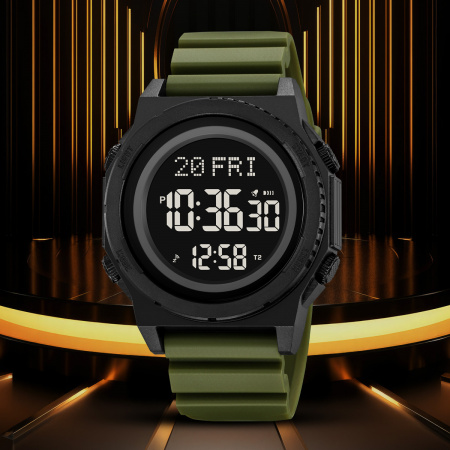 Часы наручные Skmei мужские электронные спортивные 2357army-green