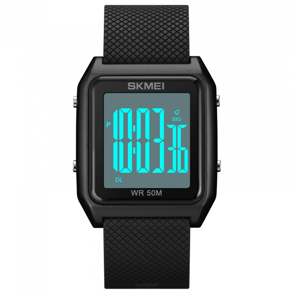 Часы наручные Skmei мужские электронные спортивные 1866black-black