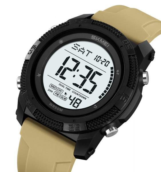 Часы наручные Skmei мужские электронные спортивные 2449coffee
